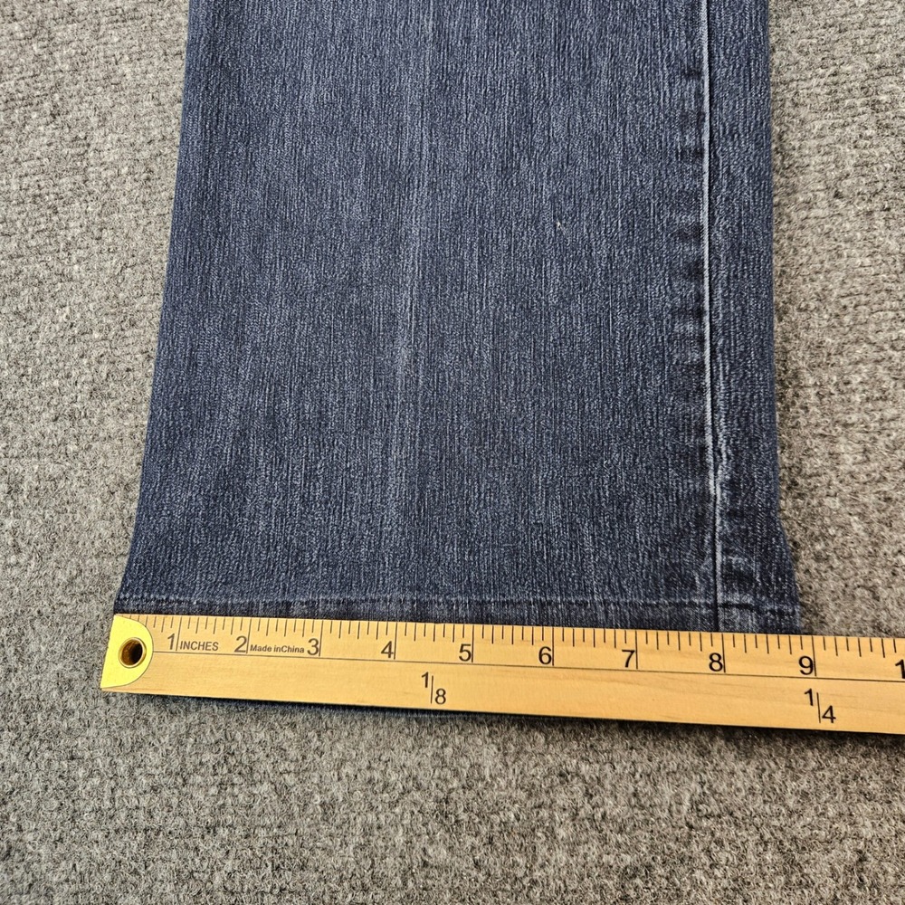 Lee Natural Straight Leg Jeans Dark Wash Denim Pants 14 Short 4659441 - Picture 2 of 9
